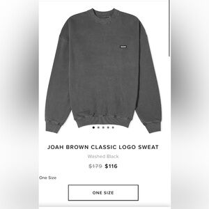 Joah Brown Classic Logo Crewneck